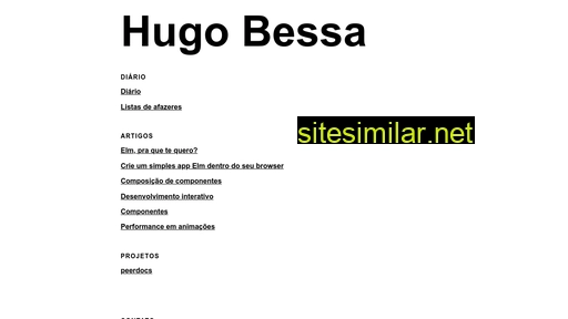 hugobessa.com.br alternative sites
