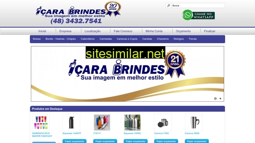 icarabrindes.com.br alternative sites