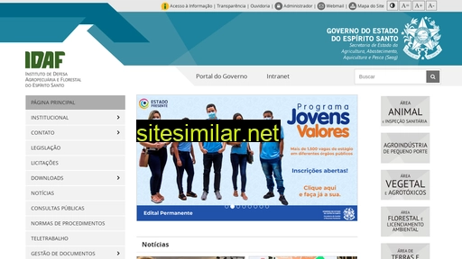 idaf.es.gov.br alternative sites