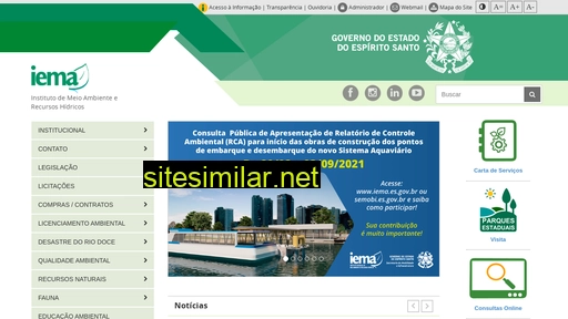 iema.es.gov.br alternative sites