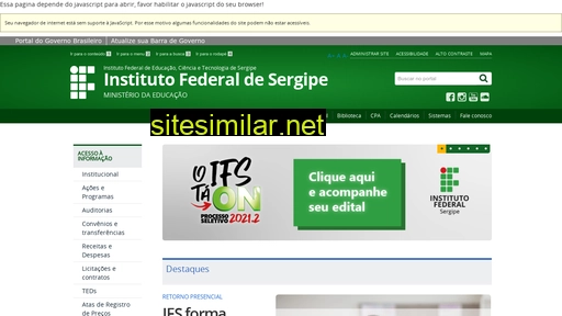 ifs.edu.br alternative sites