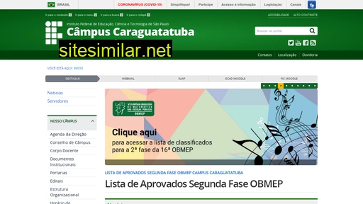 ifspcaraguatatuba.edu.br alternative sites