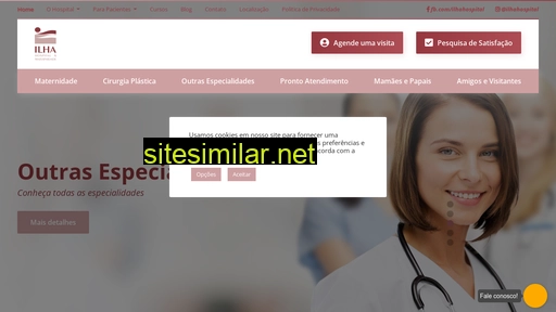 ilhahospital.com.br alternative sites