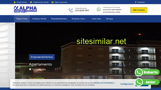 imobiliariaalpha.com.br alternative sites