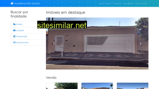 imobiliariadonorione.com.br alternative sites