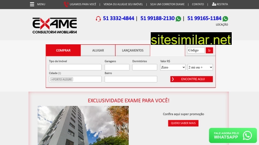 imobiliariaexame.com.br alternative sites