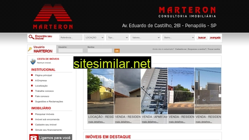 imobiliariamarteron.com.br alternative sites