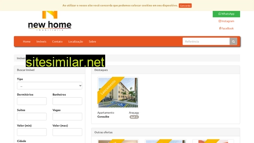 imobiliarianewhome.com.br alternative sites