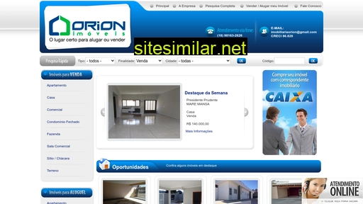 imobiliariaorion.com.br alternative sites