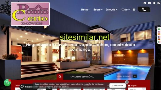 imobiliariapontocerto.com.br alternative sites