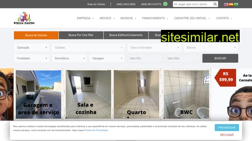 imobiliariasteccaecastro.com.br alternative sites