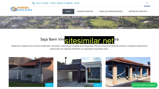 imobiliariatermasdeibira.com.br alternative sites