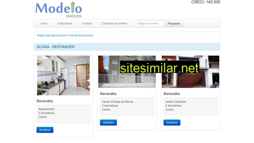 imoveismodelo.com.br alternative sites