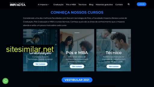 impacta.edu.br alternative sites