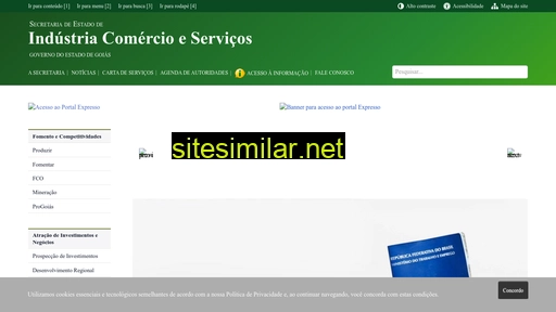 industriaecomercio.go.gov.br alternative sites