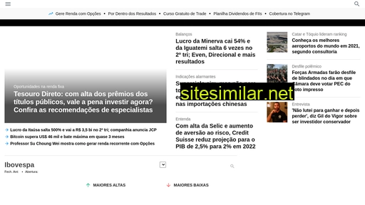 infomoney.com.br alternative sites