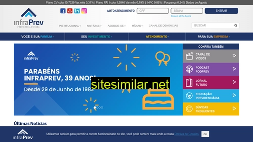 infraprev.org.br alternative sites