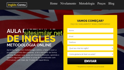 inglescoreu.com.br alternative sites