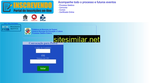 inscrevendo.com.br alternative sites