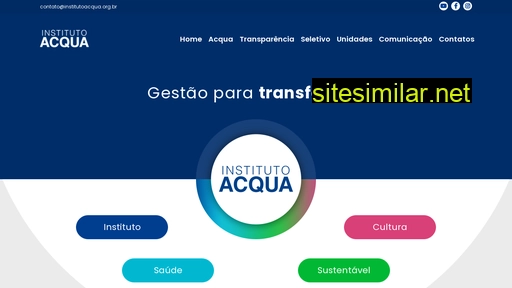 institutoacqua.org.br alternative sites