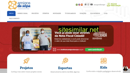 institutoamigosdasopa.org.br alternative sites