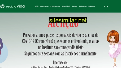 institutoreciclavida.org.br alternative sites