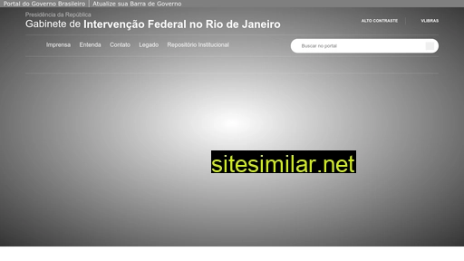 intervencaofederalrj.gov.br alternative sites