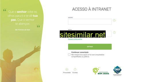 intranet.bomjesus.br alternative sites