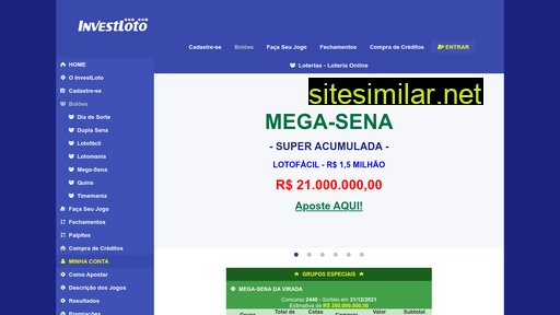 investloto.net.br alternative sites