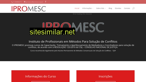 ipromesc.org.br alternative sites