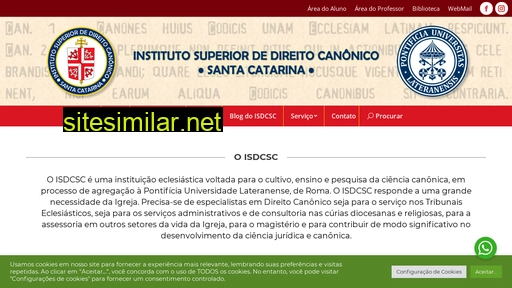 isdcsc.org.br alternative sites