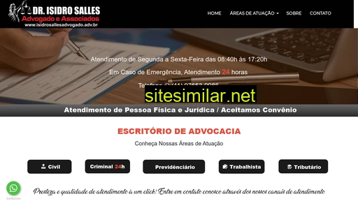 isidrosalles.adv.br alternative sites