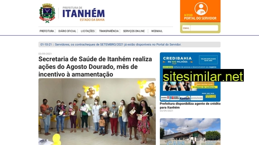 itanhem.ba.gov.br alternative sites