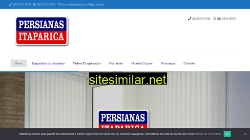 itaparicapersianas.com.br alternative sites