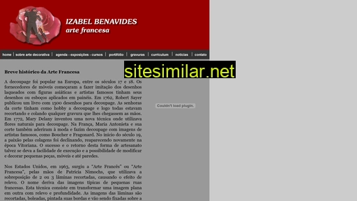 izabelbenavides.com.br alternative sites