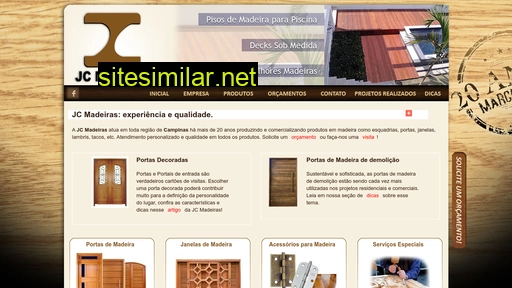 jcmadeiras.com.br alternative sites