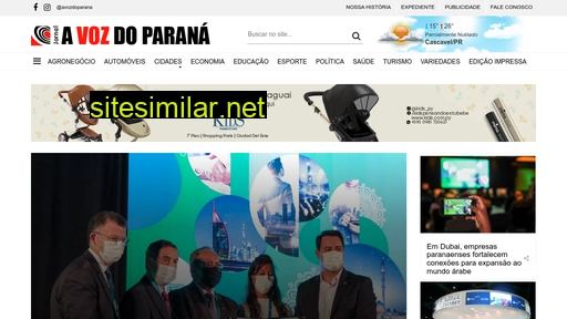 jornalavozdoparana.com.br alternative sites