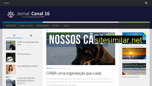 jornalcanal16.com.br alternative sites