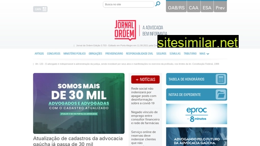 jornaldaordem.com.br alternative sites