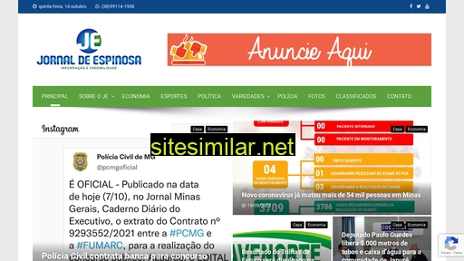 jornaldeespinosa.com.br alternative sites