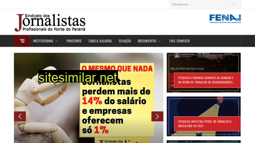 jornalistasnortepr.org.br alternative sites