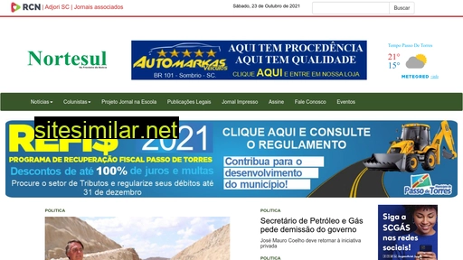 jornalnortesul.com.br alternative sites