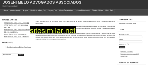 josenimeloadvogados.com.br alternative sites