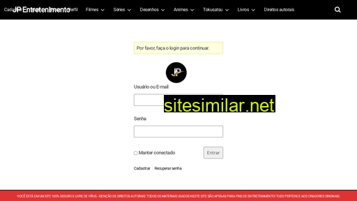 jpentretenimento.com.br alternative sites