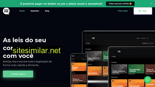 jurisvoz.com.br alternative sites