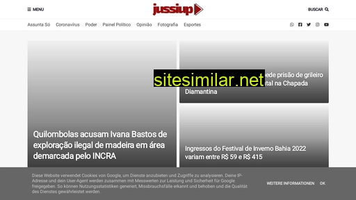 jussiup.com.br alternative sites