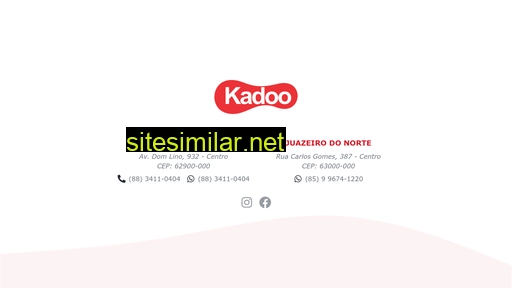 kadoo.com.br alternative sites