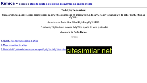 kimica.pro.br alternative sites