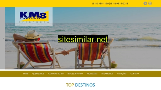 km8.com.br alternative sites