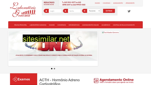 laboratoriogenoma.com.br alternative sites